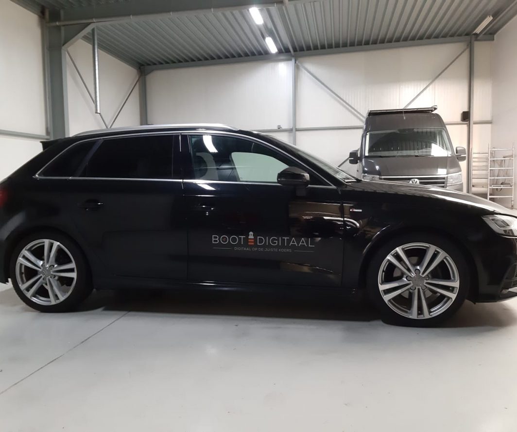 Voorbeeld 2 uit het Audi-portfolio van Autobelettering.nl