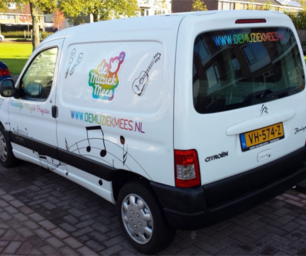 Voorbeeld van Citroen-belettering uit het portfolio van Autobelettering.nl