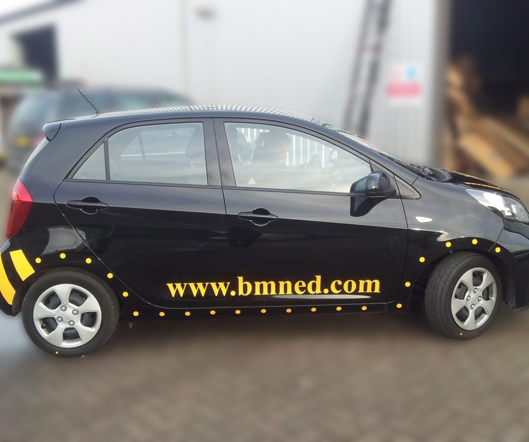 Voorbeeld 3 uit het Kia-portfolio van Autobelettering.nl