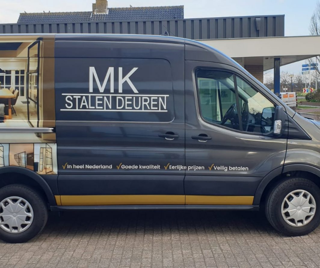Voorbeeld van Mercedes-belettering uit het portfolio van Autobelettering.nl