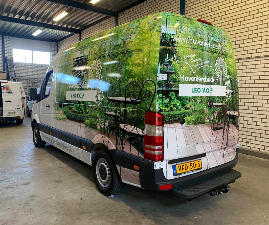 Voorbeeld van Mercedes-belettering uit het portfolio van Autobelettering.nl