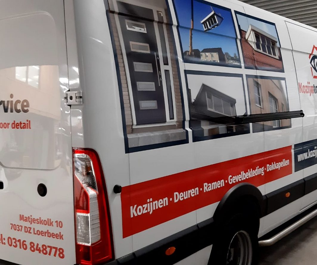 Voorbeeld van Opel-belettering uit het portfolio van Autobelettering.nl