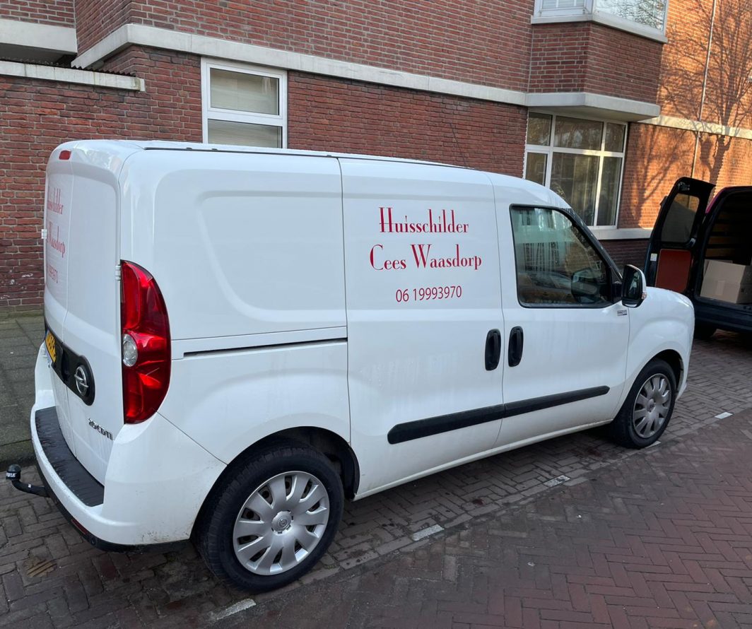Voorbeeld van Opel-belettering uit het portfolio van Autobelettering.nl