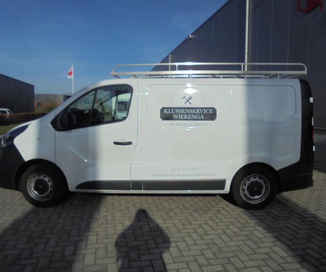Voorbeeld van Opel-belettering uit het portfolio van Autobelettering.nl