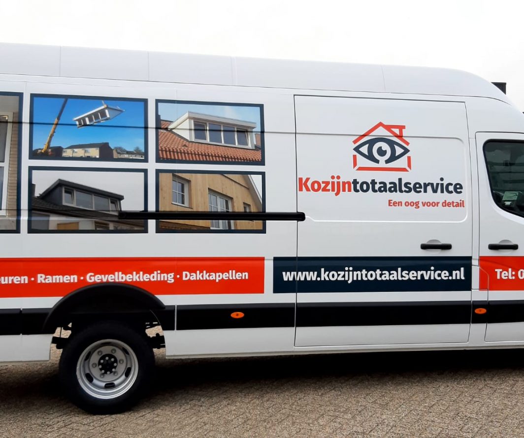 Voorbeeld van Renault-belettering uit het portfolio van Autobelettering.nl