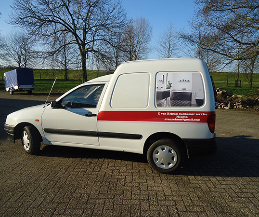 Voorbeeld van Seat-belettering uit het portfolio van Autobelettering.nl