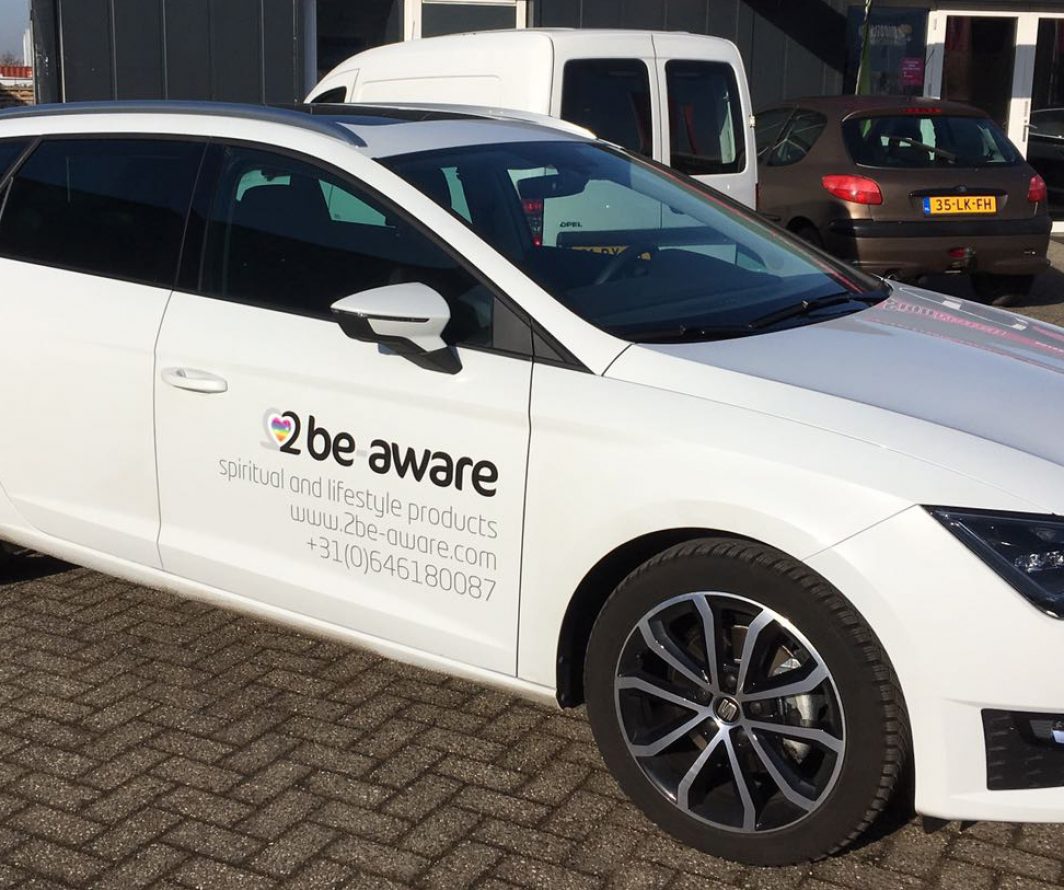 Voorbeeld van Seat-belettering uit het portfolio van Autobelettering.nl