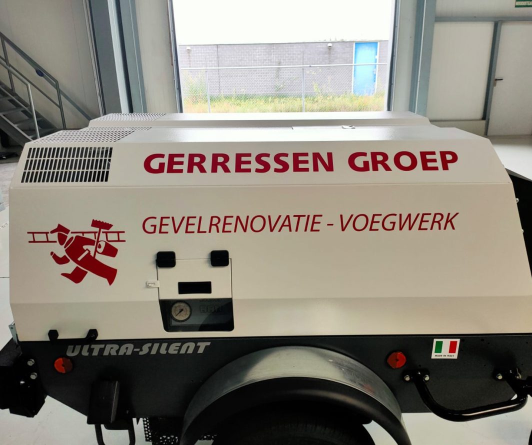 Beletterde compressor: Gerressen Groep