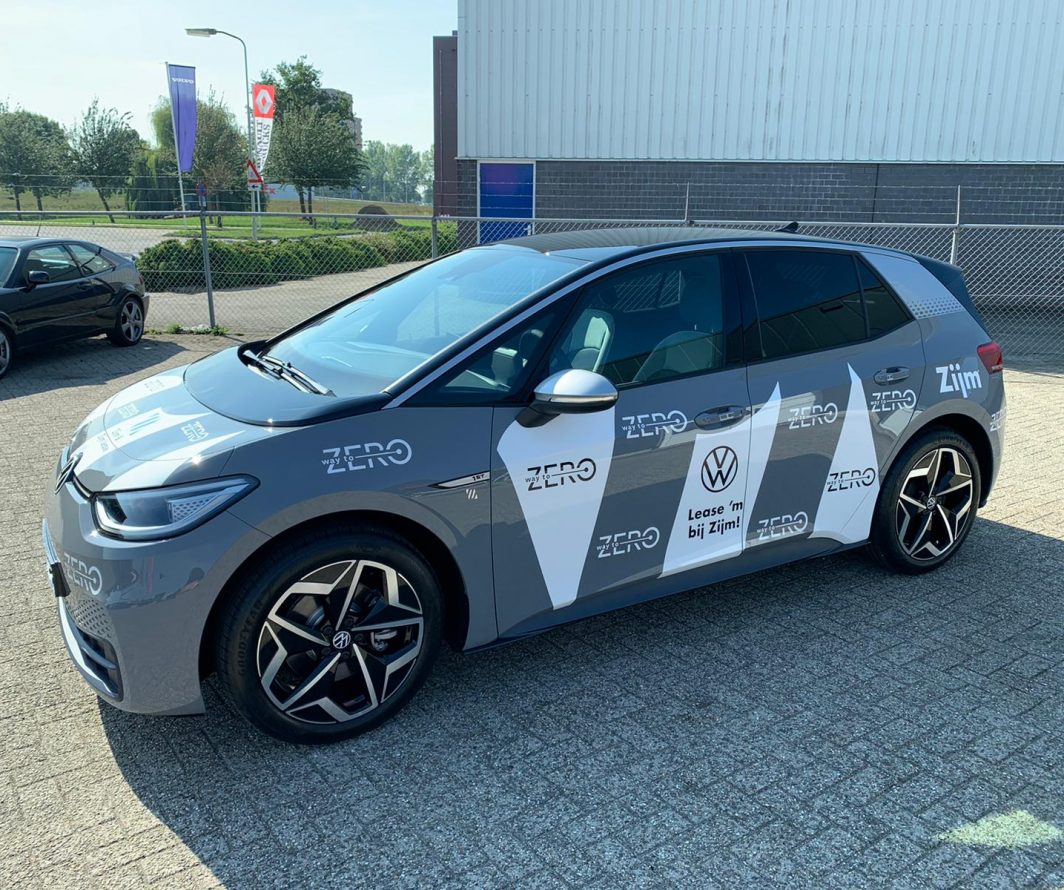 Volkswagen ID.3 met belettering voor Zijm